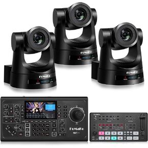 FoMaKo PTZ Camera HDMI, AI Auto-Tracking Gen 3, 20x Optical Zoom,for Religious Ceremonies and Church Activities Live Streaming and Live Production(FMK20SDIX3+M1+KC600) in Saudi Arabia