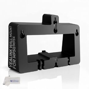 Yealink Wall Mount Bracket for MP54 / MP50 ONLY – Exact Fit, Secure Wall Install, Easy Install – Includes Global Teck Cloth in Saudi Arabia