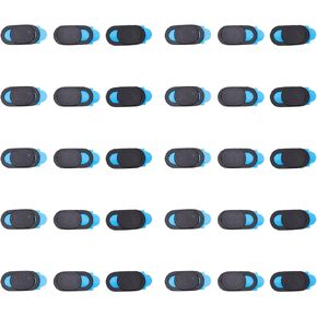 Bewinner 30Pcs Webcam Cover Slide Thin Camera Cover for Laptop, Smartphone, Tablet, Web Camera Privacy Security Sliding Lens Shutter, Webcam Blocker for Protect Privacy Security (White) in Saudi Arabia