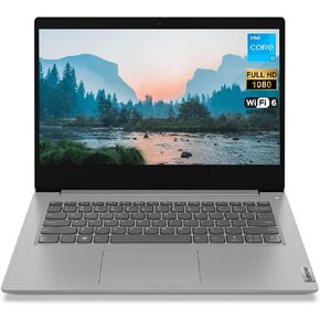 Lenovo IdeaPad 3i Laptop, 14" FHD Screen, Intel i3-1115G4 Processor, 8GB RAM, 256GB SSD, Webcam, HDMI, Media Card Reader, Dolby Audio, Wi-Fi 6, Windows 11 Home, Platinum Grey in Saudi Arabia