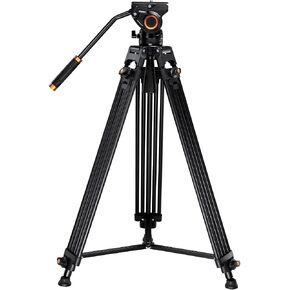 Professional Quad Tube Aluminium 72" Tripod for Sony PXW-X70 (Fluid Head) in Saudi Arabia