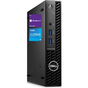 DELL Optiplex 3000 MFF Business Desktop, 12th Gen Intel Core i5-12500T, 16GB RAM, 512GB SSD, HDMI, RJ-45, Wired KB&Mouse, Displayport, Wi-Fi 6, Windows 11 Pro, Black in Saudi Arabia