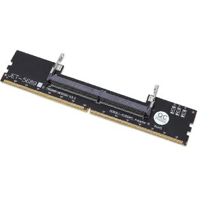 Sanpyl DDR5 U DIMM to So DDR5 Rvs Adapter Card, Laptop to Desktop Memory Converter for Computer Repair, with Stable Testing and Durable PCB for Maintenance in Saudi Arabia