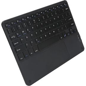Bluetooth Keyboard, Multi‑Function Scissor Keyboard with Touchpad External Computer 10in Ultra-Slim Portable Keyboard(Black) in Saudi Arabia