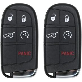 Replacement Key Fob Compatible with Durango 2014-2024 FCC M3N-40821302 M3N40821302 Part Number 68150061 68150061AC 68150061AB 68143505 Pack of 2 in Saudi Arabia