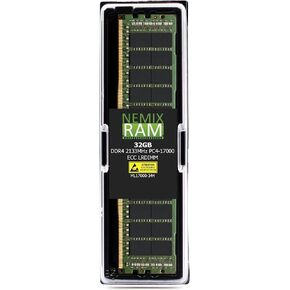 NEMIX RAM 32GB (1X32GB) DDR4 2133MHz PC4-17000 4Rx4 1.2V 288-PIN ECC LRDIMM Compatible with Hynix HMA84GL7MMR4N-TF Load Reduced Server Memory in Saudi Arabia