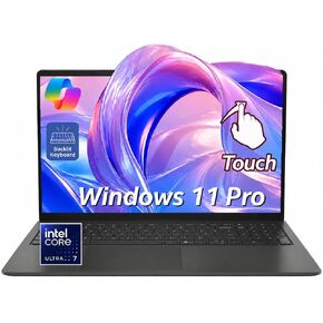 Dell 15 Laptop Touchscreen, Intel Ultra 7(12-Core), 128GB DDR5 10TB SSD in Saudi Arabia