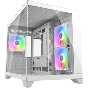 Cougar FV150 Mini RGB - Micro ATX PC Case - White in Saudi Arabia