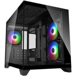 Cougar FV150 Mini RGB - Micro ATX PC Case - Black in Saudi Arabia