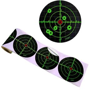Splatter Shooting Targets 6 Inch Reactive Paper Target Stickers 100 Self Adhesive Target Roll for BB Gun, Pellet Gun, Airsoft, Rifle Indoor and Outdoor Shooting Range in Saudi Arabia