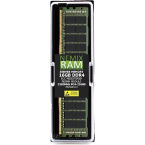 NEMIX RAM 16GB (1X16GB) DDR4 3200MHZ PC4-25600 1Rx4 1.2V CL22 288-PIN ECC RDIMM Registered Server Memory Compatible with Kingston KSM32RS4/16HDR, KSM32RS4/16MRR in Saudi Arabia
