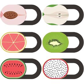 Housoutil 6pcs Webcam Cover Slide for Laptops, Decorative Camera Privacy Covers Made of Abs Material, Easy to Use and Remove, for Laptop Privacy Protection in Saudi Arabia