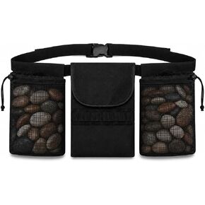 Rock Collecting Bag, Adjustable Belt, 600D Polyester Outdoor Foraging Bag in Saudi Arabia
