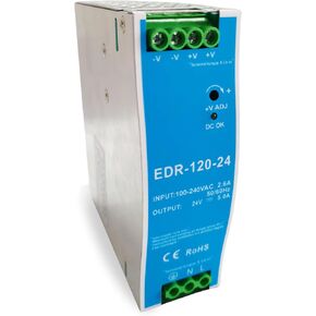 EDR-120-24 AC/DC 24V 5A 120W DIN Rail Switching Power for Industrial Applications in Saudi Arabia