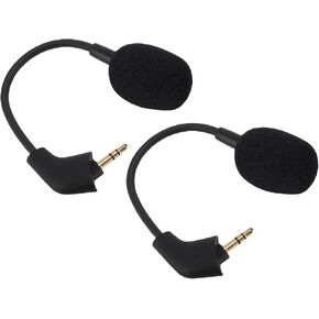 Detachable Noise Cancelling Microphone Replacement for Cloud Gaming Headphones, 2 Pieces for GAMERS in Saudi Arabia