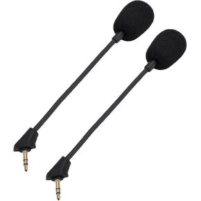 Replacement Microphone for Cloud S, Durable Noise Cancellation, Removable Gaming Microphone, 3.5mm, for PC Gaming, 2pcs in Saudi Arabia