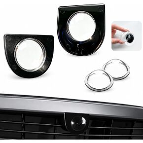Chickwin 4pcs Front Rear & Side Car Camera Cover Guard Kit, Camera Lens Protectors for Tesla Model Y Juniper/Model3, HD Clear Anti-Scratch, New Car Accessories Gifts in Saudi Arabia