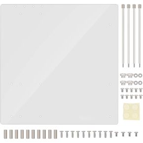 Transparent Acrylic Overlock Computer Case for M-ATX Motherboard Cooling Holder DIY Stand in Saudi Arabia