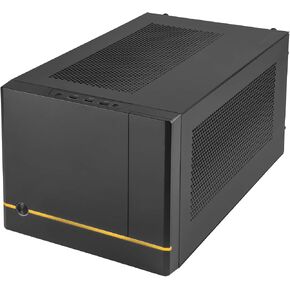 Casafoyer Technology SUGO 14, SG14, Black, Mini-ITX Cube Chassis, Supports 3 Slot Full Length GPUs/ATX PSU / 240mm AIO, 4 Removable Panels, SST-SG14B - Pack of 2 in Saudi Arabia