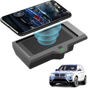New Wireless Car Charger for BMW X3 (2018-2022)/X4 (2019-2022),15W Fast Wireless Phone Charging Pad, Center Console Wireless Charger Works with QI-Enabled Phones in Saudi Arabia