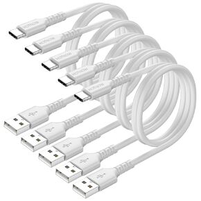 Short USB C Cable 6 inch / 0.5ft 5Pack, USB to USB C Cable Fast Charging in Saudi Arabia