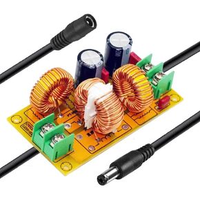 gotor Audio DC Power Filter DC LC EMI Power Filter Board 4A Electromagnetic Interference Suppressor Passive Power EMI Fil TER for Audio PowerAmplifier with 5.5x2.1mm D C Cable in Saudi Arabia