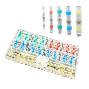 160 PCS Heat Shrink Wire Connectors, Waterproof Insulated Butt Terminals, Heat Shrink Wire Splice Terminal Kit, Universal for Most Cars, Trucks, SUVs (Multicolored) in Saudi Arabia