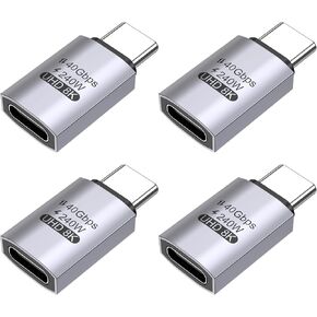4-Pack USB C Extender Adapter,PD 100W 40Gbps USBC Extender Male to Female in Saudi Arabia