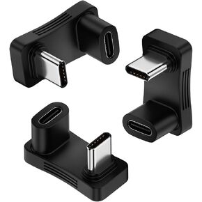 AreMe 3 Pack USB C 180 Degree U-Shape Adapter, 11mm Gap in Saudi Arabia