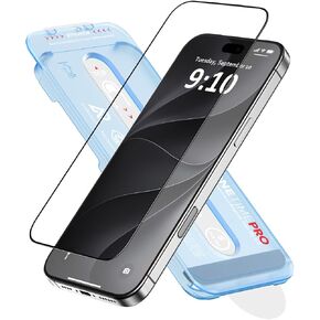 FLOLAB NanoArmour ONETIME PRO for iPhone 17 Pro Max/iPhone 18 Pro Max Screen Protector, Anti-Reflective, PolarSpectra Anti-Rainbow, 3D Tempered Glass, Edge Reinforced, Easy Install, Smooth in Saudi Arabia