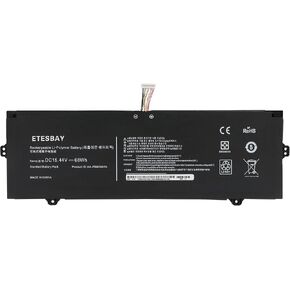 استبدال بطارية الكمبيوتر المحمول AA-PBMN4VN لجهاز Samsung Galaxy Book Pro 360 15 15.6 بوصة NP950XDB NP950XDB-KB1US NP950XDB-KA1US NP950XDB-KC5US NP950XDB-KC3US NP950QDB NP950QDB-KB1US 15.44 فولت 68 واط/4405 مللي أمبير in Kuwait