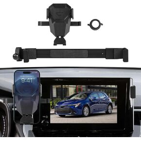 حامل هاتف مناسب لـ 2019-2026 Toyota Corolla 2022-2026 Corolla Cross Phone Mount Accessories، حامل هاتف خلوي متنقل قابل للتعديل مقاس 8 بوصات، شاشة كورولا للملاحة وشاشة داخلية in Kuwait