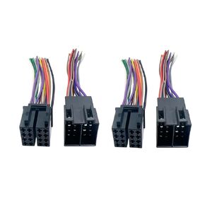 4Pack 16 Pin ISO Radio Wire Harness Adapter Male & Female Connector Compatible with Freightliner 2004-2021 Volvo 2004-2016 Peterbilt 2006-2018 Kenworth Stereo 2008-2020 in Saudi Arabia