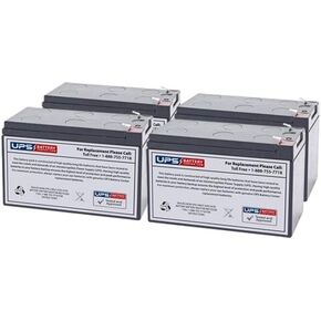 مجموعة من 4 بطاريات بديلة لحمض الرصاص المختومة بقدرة 12 فولت 7.2 أمبير F2 لـ Tripp Lite RBC54 من UPSBatteryCenter® in Kuwait