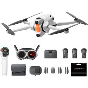 Antigravity A1 Explorer Bundle (3 Batteries) - 8K 360 Drone for Immersive Flight, Point-to-Fly Motion Control, Obstacle Avoidance, 249g & Foldable, Deep Track, Auto Return, 10km Range, Auto Edit in Saudi Arabia