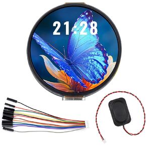 Waveshare ESP32-C6 1.32inch AMOLED Round Touch Display Development Board, 466×466 Pixels, QSPI Interface, Supports Wi-Fi 6 and BT 5 in Saudi Arabia