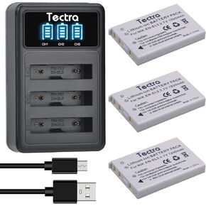 Tectra 3X EN-EL5 Battery + LED USB Charger for Nikon P530 P510 P500 P520 in Saudi Arabia