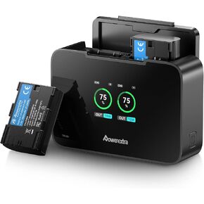 LP-E6P/LP-E6NH Battery and Fast 20W Dual Charger for Canon Cameras in Saudi Arabia