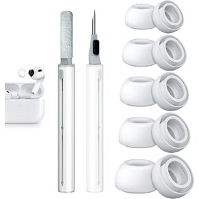 أطراف أذن بديلة متوافقة مع AirPods Pro 3 (5 أزواج، XXS/XS/S/M/L) in Kuwait