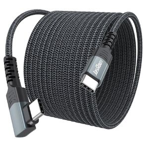 15FT USB C Cable Right Angle, 60W Fast Charging Long USB C 90 Degree Cord in Saudi Arabia