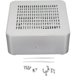 Aluminum Mini ITX Computer Case, Compact HTPC Chassis, Horizontal Desktop Enclosure with Multiple Expansion Holes for Home Media and Terminal Assembly in Saudi Arabia