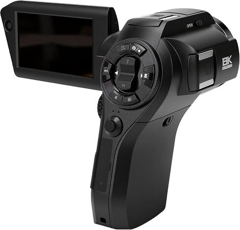 XUMIUZIY 8K Video Camera with Dual Lens and Rotatable Screen for Vlogging in Saudi Arabia