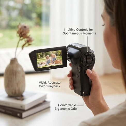 XUMIUZIY 8K Video Camera with Dual Lens and Rotatable Screen for Vlogging in Saudi Arabia