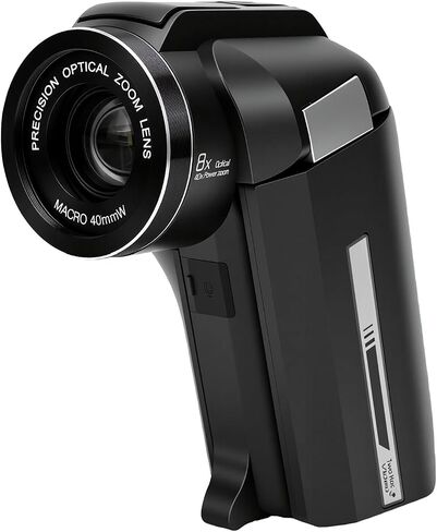 XUMIUZIY 8K Video Camera with Dual Lens and Rotatable Screen for Vlogging in Saudi Arabia