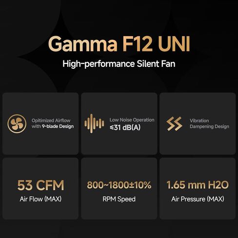 Ocypus Gamma F12 UNI ARGB 120mm Reverse PC Case Fans,1-Cable Setup,WH-3PCS in Saudi Arabia