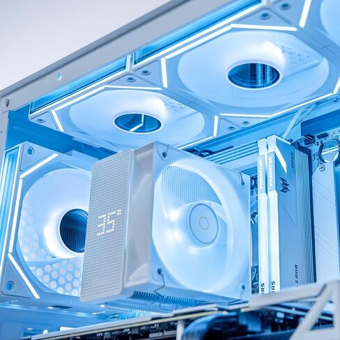 Ocypus Gamma F12 UNI ARGB 120mm Reverse PC Case Fans,1-Cable Setup,WH-3PCS in Saudi Arabia