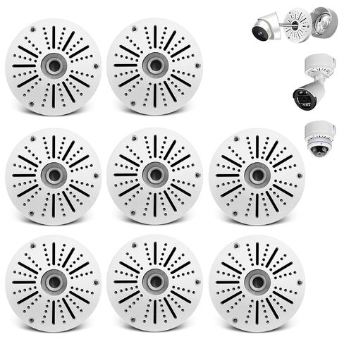 (Outdoor Security Camera Junction Box) Universal Junction Box for Bullet Dome Turret Cameras & Solar Panel, CCTV Base Box Hide Cable, Wall Ceiling Mount Bracket, Metal Electric Enclosure 8 Packs in Saudi Arabia