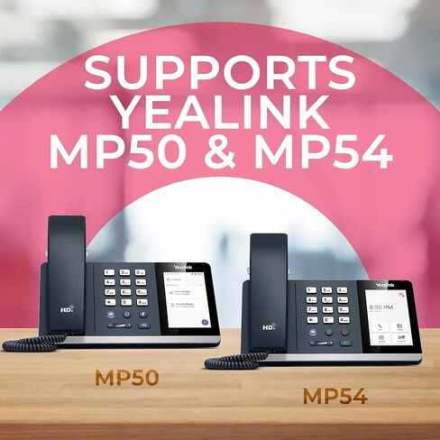 Yealink Wall Mount Bracket for MP54 / MP50 ONLY – Exact Fit, Secure Wall Install, Easy Install – Includes Global Teck Cloth in Saudi Arabia