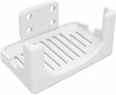 SplashNColor Wall Mount for Eufy Security HomeBase 3 – Space-Saving Vertical Bracket | No-Drill Option Available | Secure Fit Shelf with Cable Management | Home Security Hub Organizer in Saudi Arabia