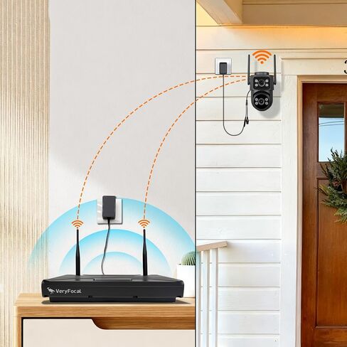 10CH 4K NVR with Built‑in WiFi 6 Router, Home Security Recorder in Saudi Arabia